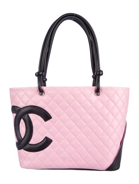 chanel cambon wallet pink